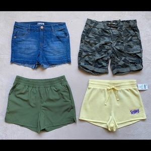 J.CrewCuts, Nickelodeon Etc Girls Shorts Size 12-14 Various Colors All NEW & NWT